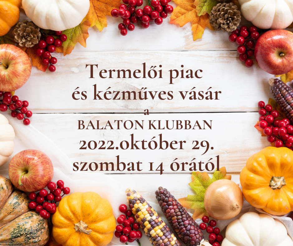 Termelői piac és kézműves vásár